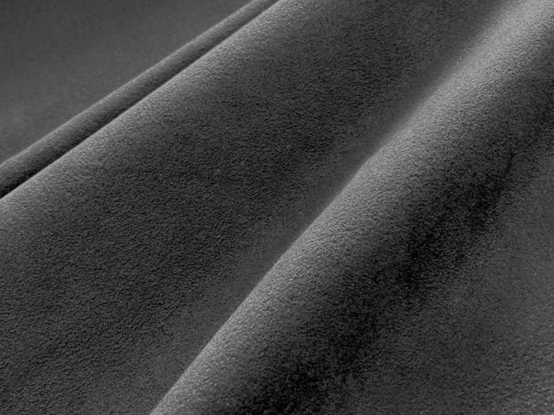 画像4: 【155cm×4〜6M単位】最上級 スエード調生地 人工皮革 日本製 【グレーブラック 伸縮性 やや薄手】（アウトレット） (4)