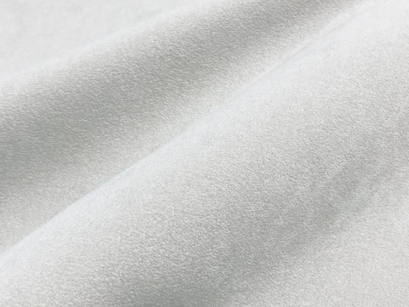 画像3: 【155cm×4〜6M単位】最上級 スエード調生地 人工皮革 日本製 【ライトグレー(明るめ) 伸縮性 薄手】(アウトレット) (3)