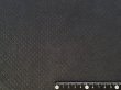 画像7: 【140×50cm単位】最上級 スエード調生地 人工皮革 日本製 【パンチング 黒〜ダークグレー（青の裏張あり）】（アウトレット） (7)
