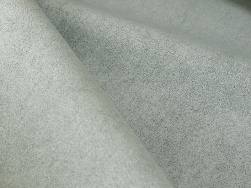画像2: 【135×50cm単位】※難あり※最上級 スエード調生地 人工皮革 日本製 【シルバーグレイ】（アウトレット） (2)