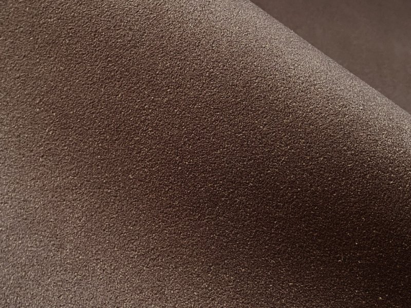 画像2: 【120cm×5M単位】最上級 スエード調生地 人工皮革 日本製 【こげ茶 厚手】（アウトレット） (2)