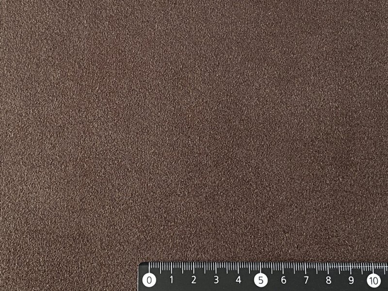 画像3: 【120×50cm単位】最上級 スエード調生地 人工皮革 日本製 【こげ茶 厚手】（アウトレット） (3)