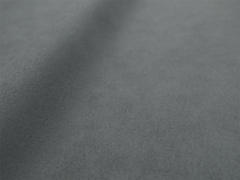 画像1: 【142×50cm単位】最上級 スエード調生地 人工皮革 日本製 【グレー（濃いめ）】（アウトレット） (1)