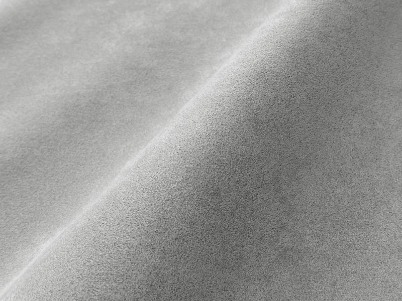 画像3: 【78cm×5M単位】貼るスエード（シールタイプ） 最上級 人工皮革 生地 日本製 【グレー 伸縮性 やや薄手】（アウトレット） (3)