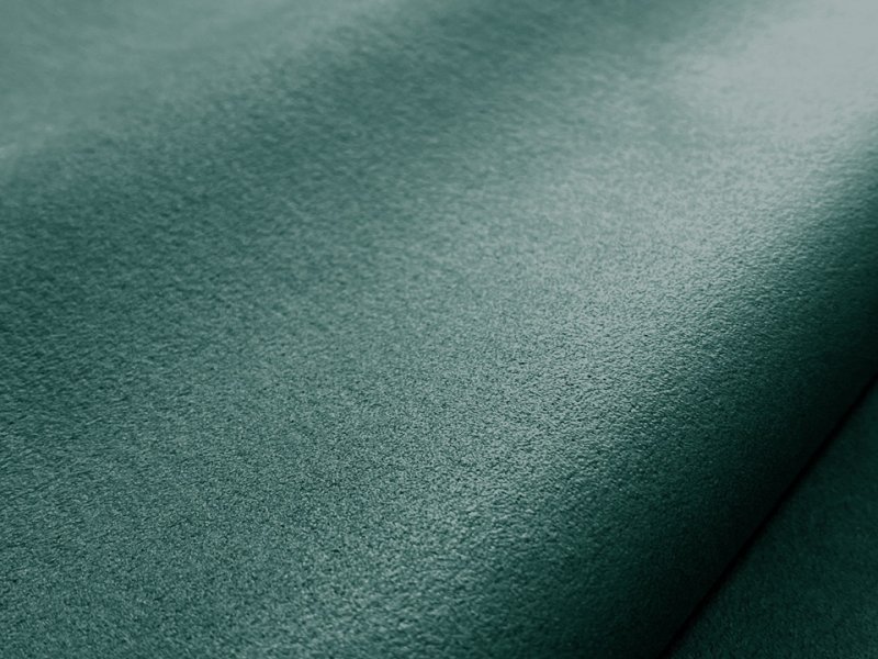 画像3: 【142×50cm単位】最上級 スエード調生地 人工皮革 日本製 【緑 伸縮性 やや薄手】（アウトレット） (3)