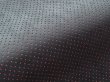 画像2: 【145×50cm単位】最上級 スエード調生地 人工皮革 日本製 【パンチング 黒〜ダークグレー（赤系の裏張あり）】（アウトレット） (2)