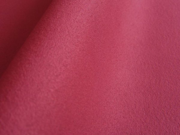 画像1: 【135cm×5M単位】最上級 スエード調生地 人工皮革 日本製 【ピンクレッド】[まとめ買い割引]（アウトレット） (1)