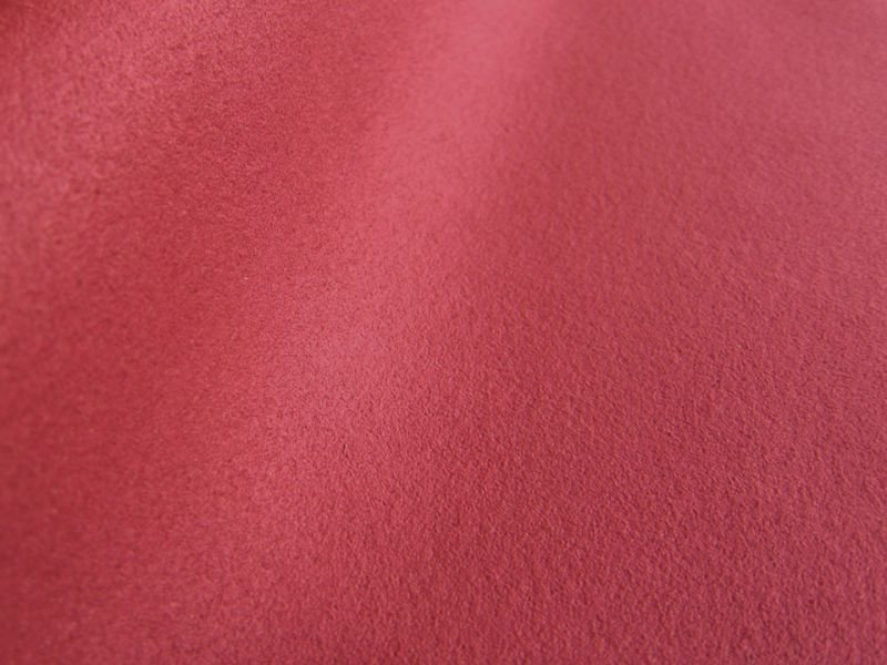 画像2: 【135×100cm】※難あり※最上級 スエード調生地 人工皮革 日本製 【ペールレッド】（アウトレット） (2)