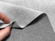 画像5: 【155×50cm単位】最上級 スエード調生地 人工皮革 日本製 【シルバーグレイ 伸縮性 やや薄手】（アウトレット） (5)