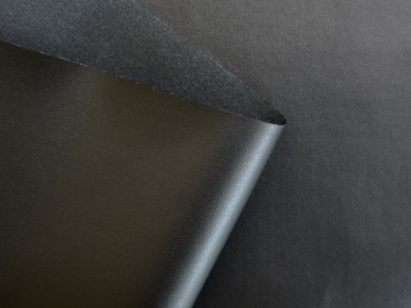 画像3: 貼るレザー（シールタイプ） 合皮生地【薄手 黒 ツヤなし】 (3)