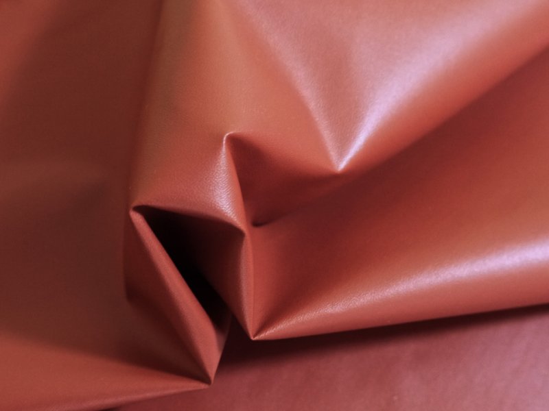 画像5: 貼るレザー（シールタイプ） 合皮生地【薄手 レンガ ツヤなし】 (5)