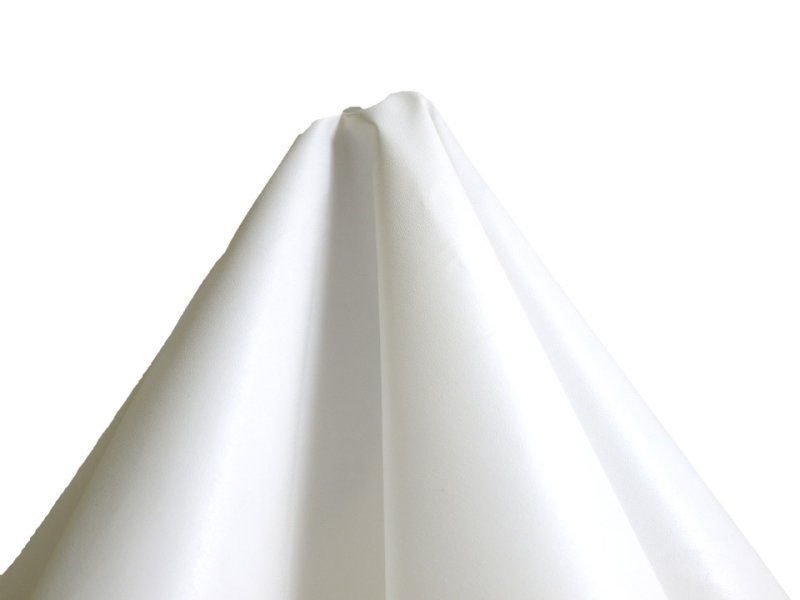 画像4: 合皮レザー生地【薄手 白 ツヤなし】 (4)