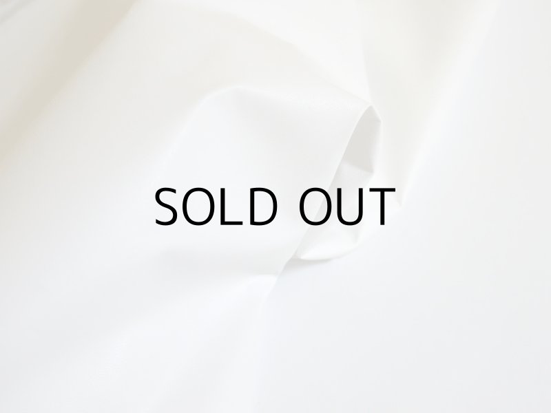 画像5: 合皮レザー生地【薄手 白 ツヤなし】 (5)