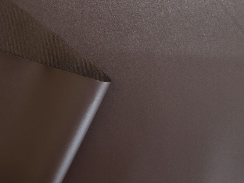 画像3: 貼るレザー（シールタイプ） 合皮生地【薄手 こげ茶 ツヤなし】 (3)