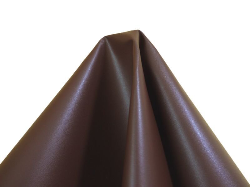 画像4: 貼るレザー（シールタイプ） 合皮生地【薄手 こげ茶 ツヤなし】 (4)
