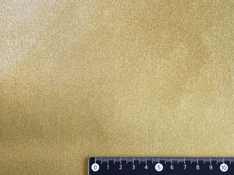 画像5: 合皮レザー生地【薄手 ゴールド ツヤあり】 (5)