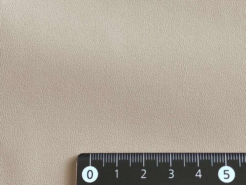 画像4: 合皮 ストレッチレザー生地【伸縮性大 衣料用 ベージュ】 (4)