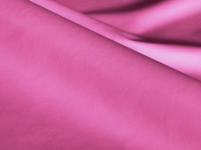 画像2: 合皮 ストレッチレザー生地【伸縮性大 衣料用 ローズピンク】 (2)