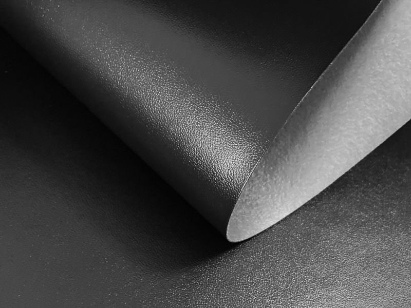 画像3: 帝人 コードレ 人工皮革【巾65 黒 ややツヤあり】（アウトレット） (3)