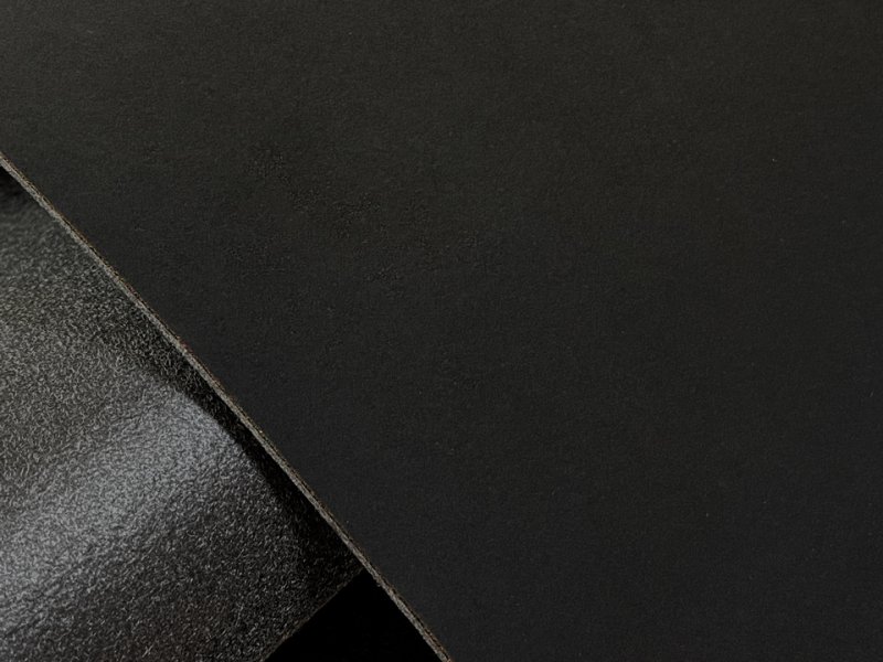 画像2: 帝人 コードレ 人工皮革【巾142 黒 ヌバック調 マット 5M】(アウトレット) (2)