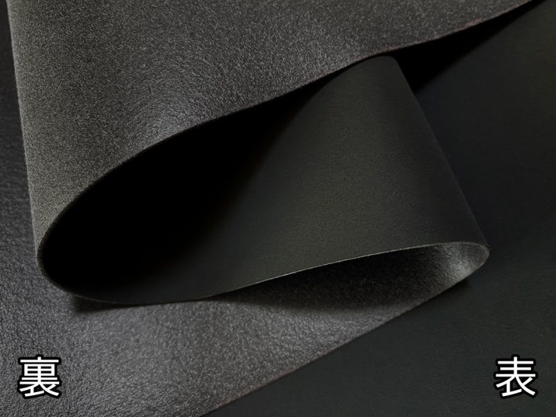 画像4: 帝人 コードレ 人工皮革【巾142 黒 ヌバック調 マット 5M】(アウトレット) (4)