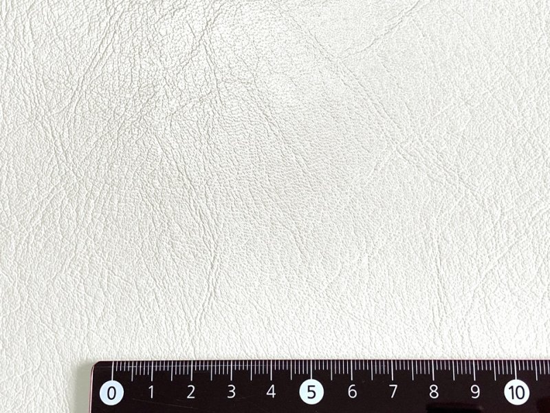 画像5: 合皮レザー生地 原色系 無地 難燃【ツヤあり 白】 (5)
