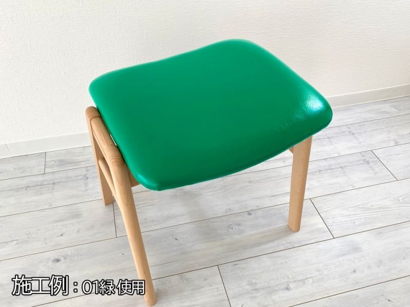 画像9: 合皮レザー生地 原色系 無地 難燃【ツヤあり 黄色】 (9)