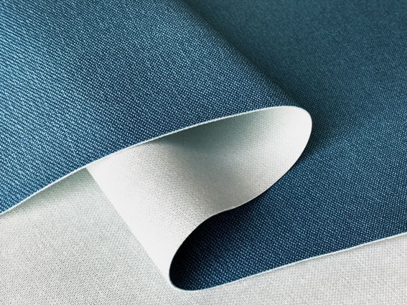 画像3: 合皮レザー生地  伸縮 難燃【デニム調 ダークブルー】 (3)