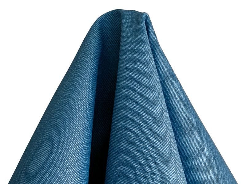 画像4: 合皮レザー生地  伸縮 難燃【デニム調 ダークブルー】 (4)