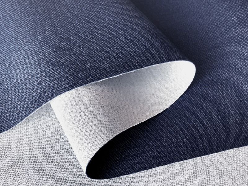 画像3: 合皮レザー生地  伸縮 難燃【デニム調 ネイビー】 (3)