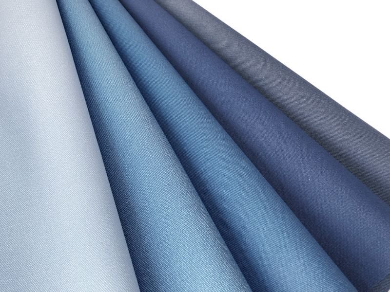 画像7: 合皮レザー生地  伸縮 難燃【デニム調 ブルー】 (7)