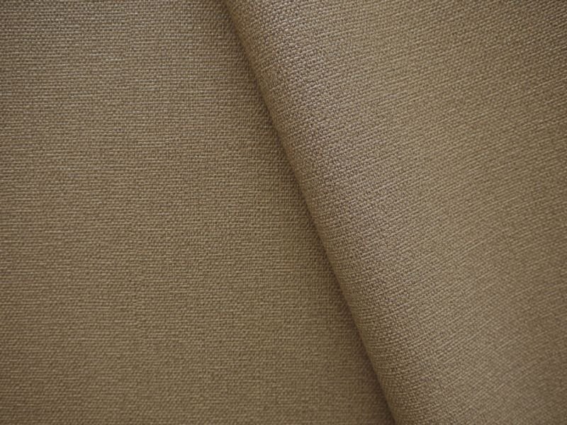 画像2: 合皮レザー生地 ファブリック調 麻織物風 難燃【ジュート ブラウン】 (2)