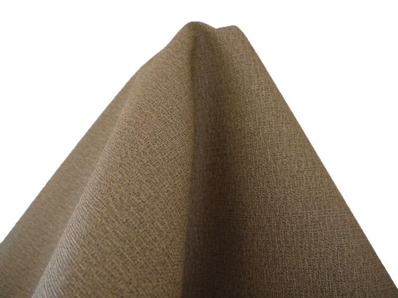画像4: 合皮レザー生地 ファブリック調 麻織物風 難燃【ジュート ブラウン】 (4)