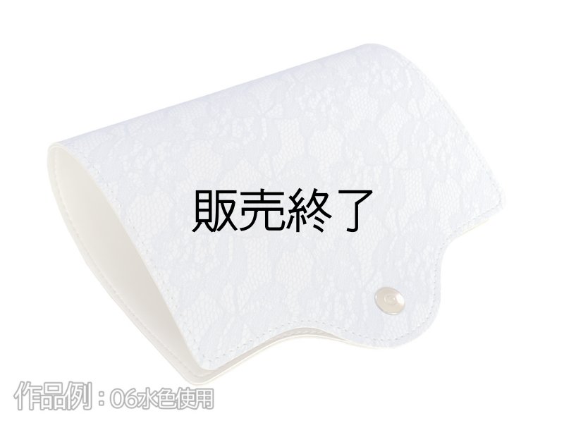 画像9: ※販売終了※ レース柄 合皮レザー生地【花柄レース模様 ピンク】 (9)