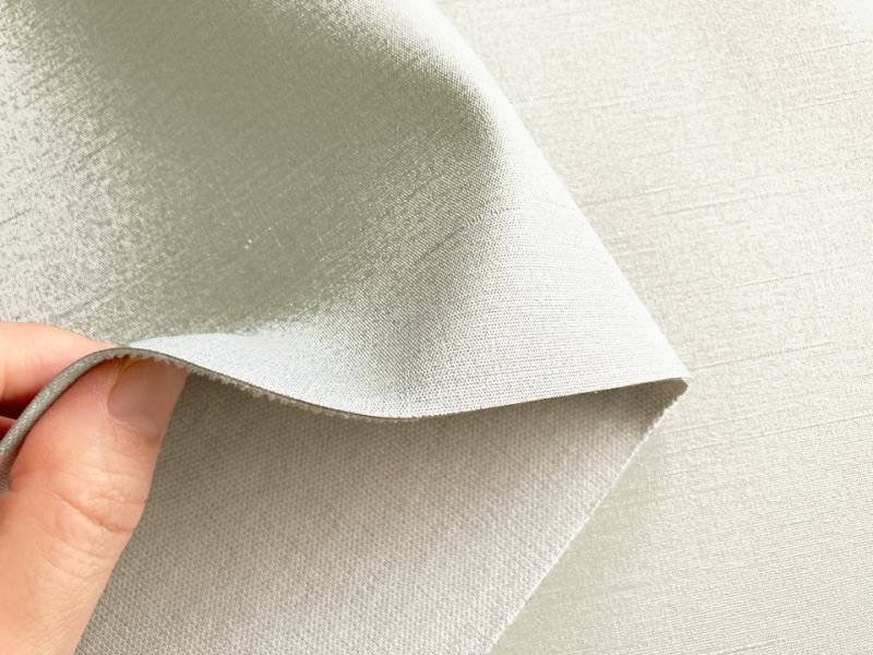 画像4: 合皮レザー生地  抗ウイルス 難燃【布地調 光沢 薄ベージュ】 (4)