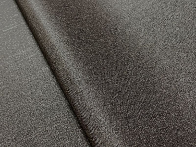 画像3: 合皮レザー生地  抗ウイルス 難燃【布地調 光沢 ブラックブラウン】 (3)