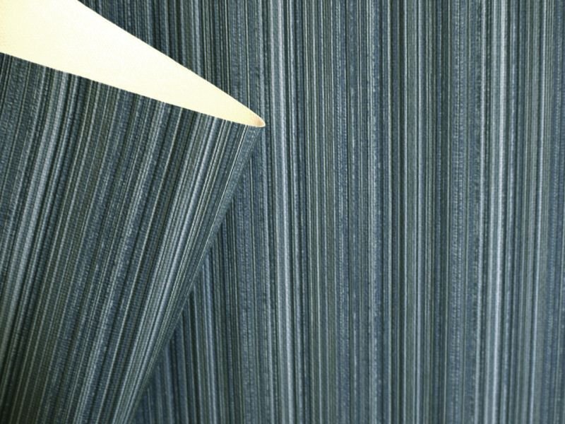 画像3: 合皮レザー生地 ファブリック調 難燃【ストライプ柄 ブルー】 (3)