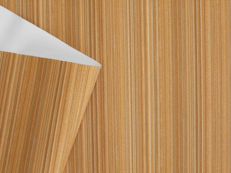 画像3: 合皮レザー生地 ファブリック調 難燃【ストライプ柄 オレンジイエロー】 (3)