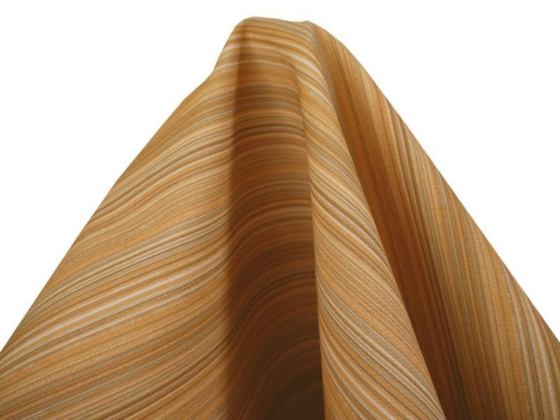 画像4: 合皮レザー生地 ファブリック調 難燃【ストライプ柄 オレンジイエロー】 (4)