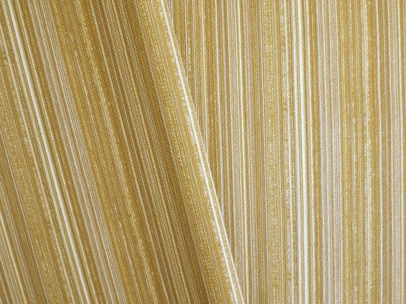 画像2: 合皮レザー生地 ファブリック調 難燃【ストライプ柄 モスイエロー】 (2)