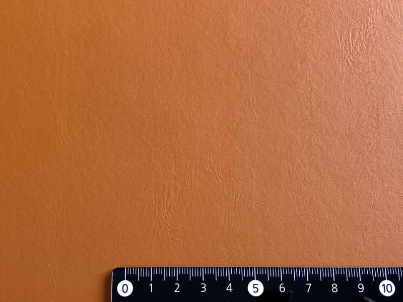 画像5: [巾122] 合皮レザー生地 難燃 耐光 無地【マット調ツヤなし 茶】 (5)