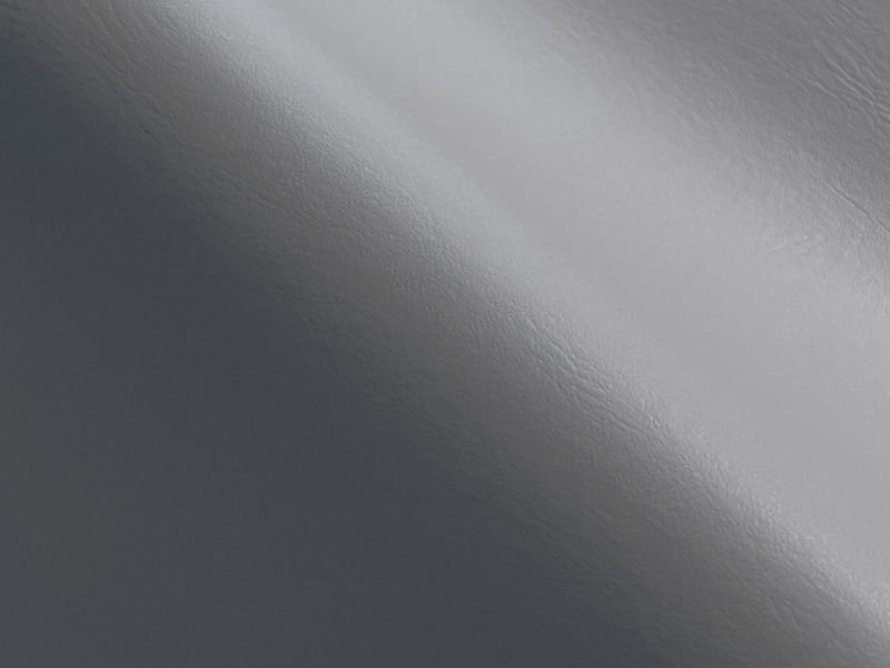 画像2: [巾122] 合皮レザー生地 難燃 耐光 無地【マット調ツヤなし グレー】 (2)