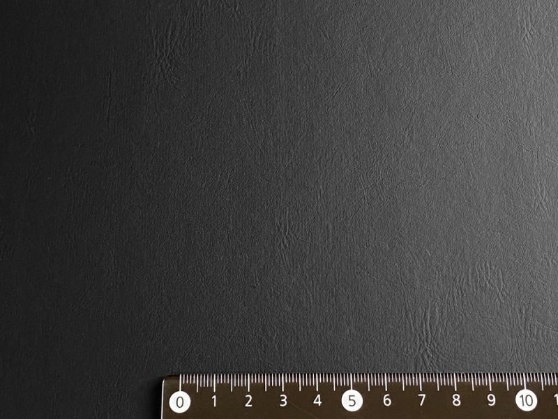 画像5: [巾122] 合皮レザー生地 難燃 耐光 無地【マット調ツヤなし 黒】 (5)
