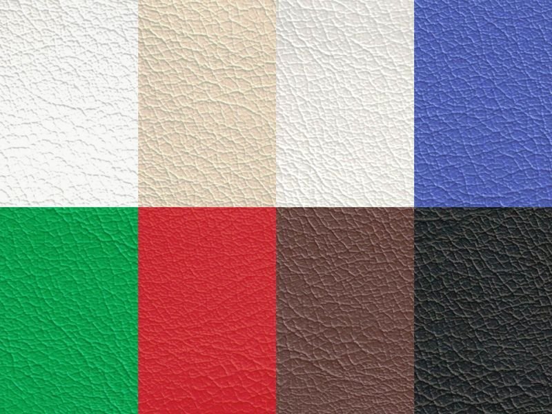 画像9: 合皮レザー生地【難燃 黒】 (9)