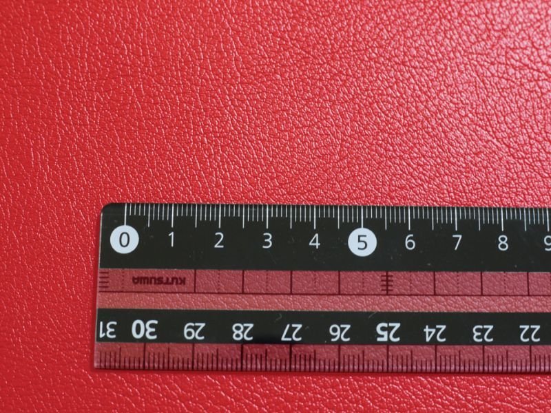 画像7: 合皮レザー生地【難燃 赤】 (7)