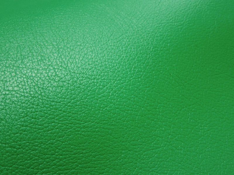 画像3: 合皮レザー生地【難燃 緑】 (3)