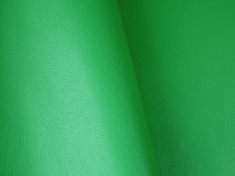 画像4: 合皮レザー生地【難燃 緑】 (4)