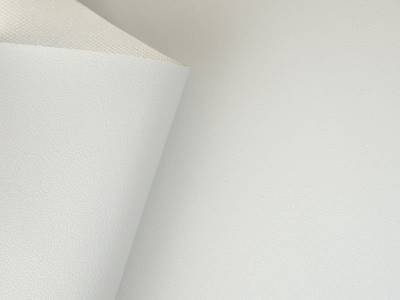 画像5: 合皮レザー生地【難燃 グレーホワイト】 (5)