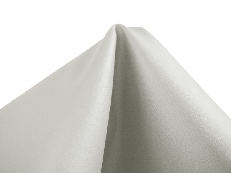 画像6: 合皮レザー生地【難燃 グレーホワイト】 (6)