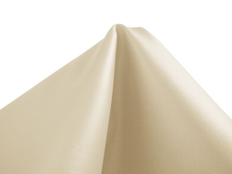 画像6: 合皮レザー生地【難燃 薄ベージュ】 (6)
